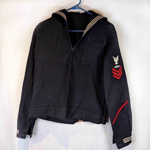 WWII era US Navy Cracker Jack Jacket and Pants Size Medium - Picture 3 of 12